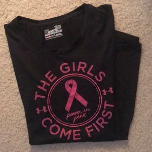 Under Armour Pink Ribbon HeatGear Tee
